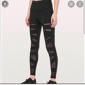 Lululemon High Times Mesh 7/8 leggings